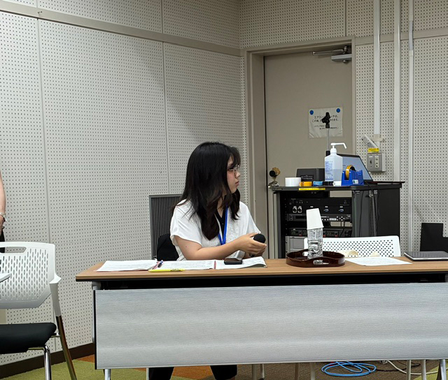事務連絡の様子
